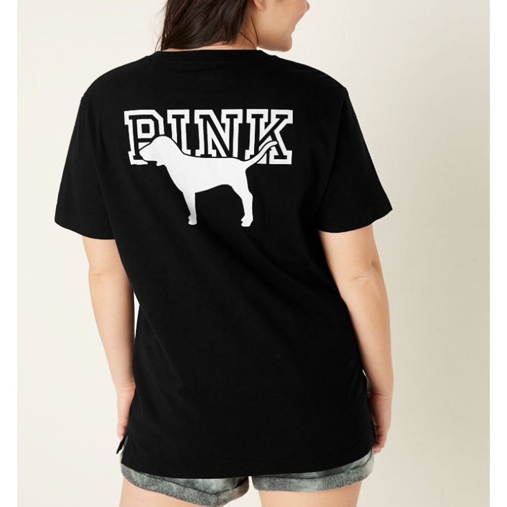 ❌SOLD❌PINK Victoria Secret Campus Tee